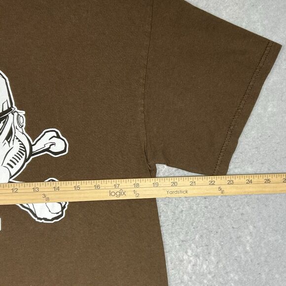 VTG 2005 Star Wars Storm Trooper Cross Bones Head Logo Lucasfilm Promo SZ MEDIUM - Picture 4 of 9